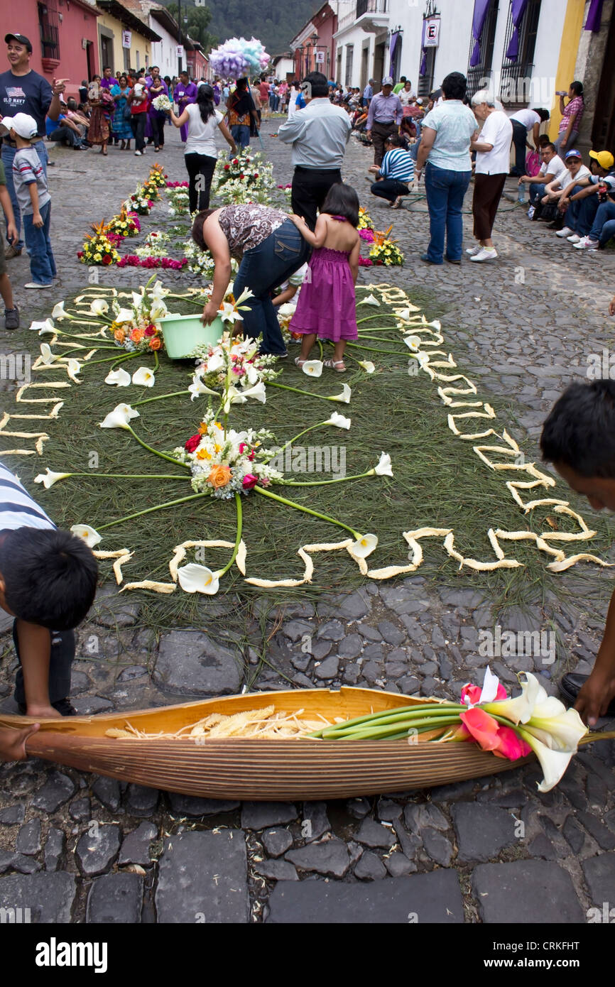 Guatemala und seine Traditionen Stockfoto