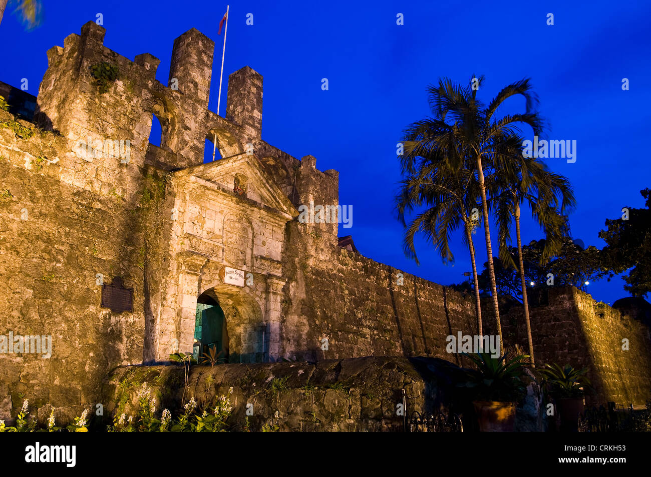 Fort San Pedro Cebu City Philippinen Stockfoto