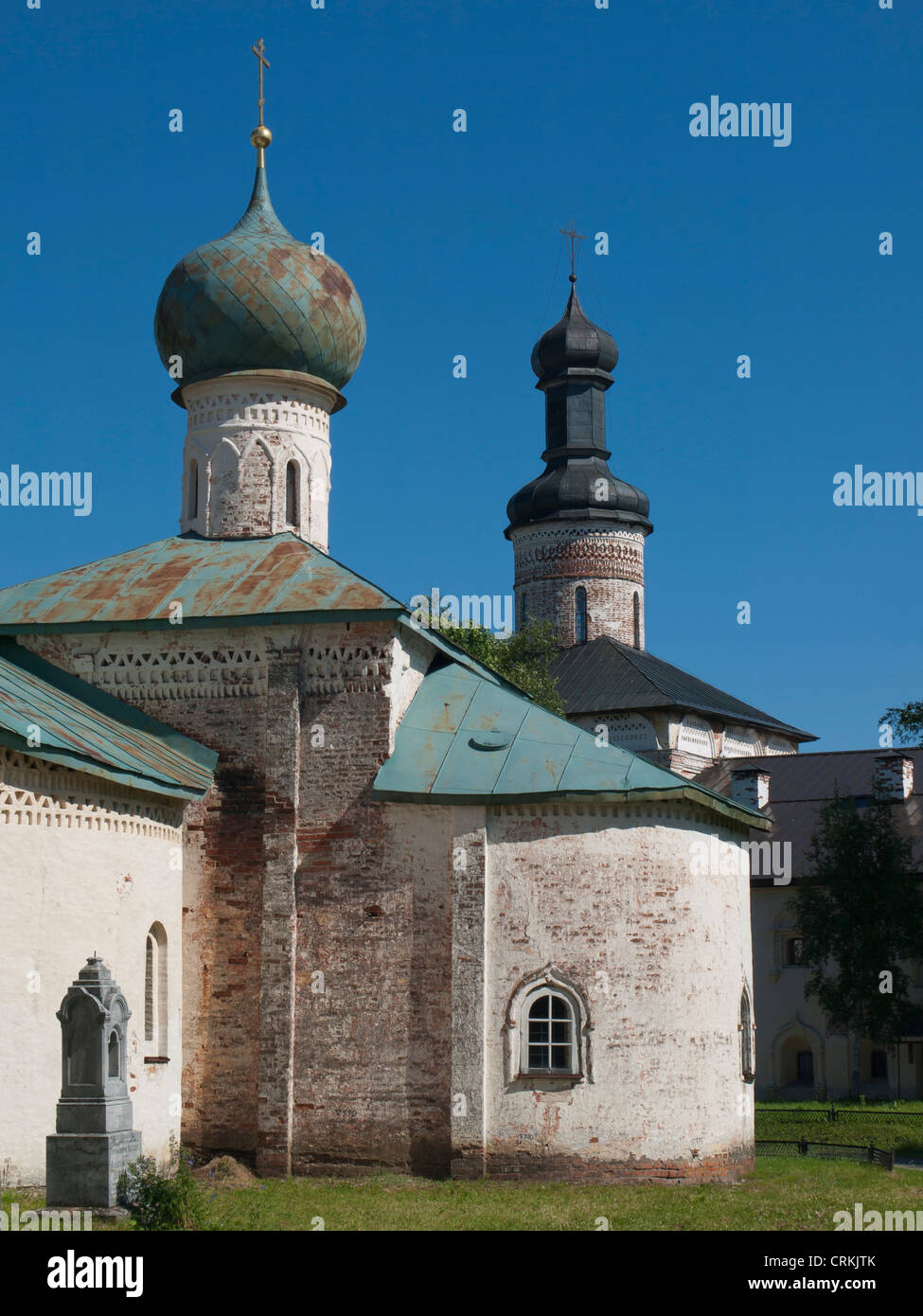 Kirche in der Hl. Cyrill Kloster in Russland Goritzy, benannt nach dem Gründer der kyrillischen Schrift Stockfoto
