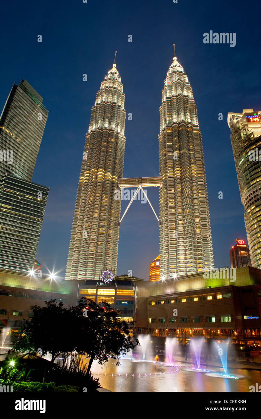 Petronas Twin Towers in Kuala Lumpur, Malaysia Stockfoto