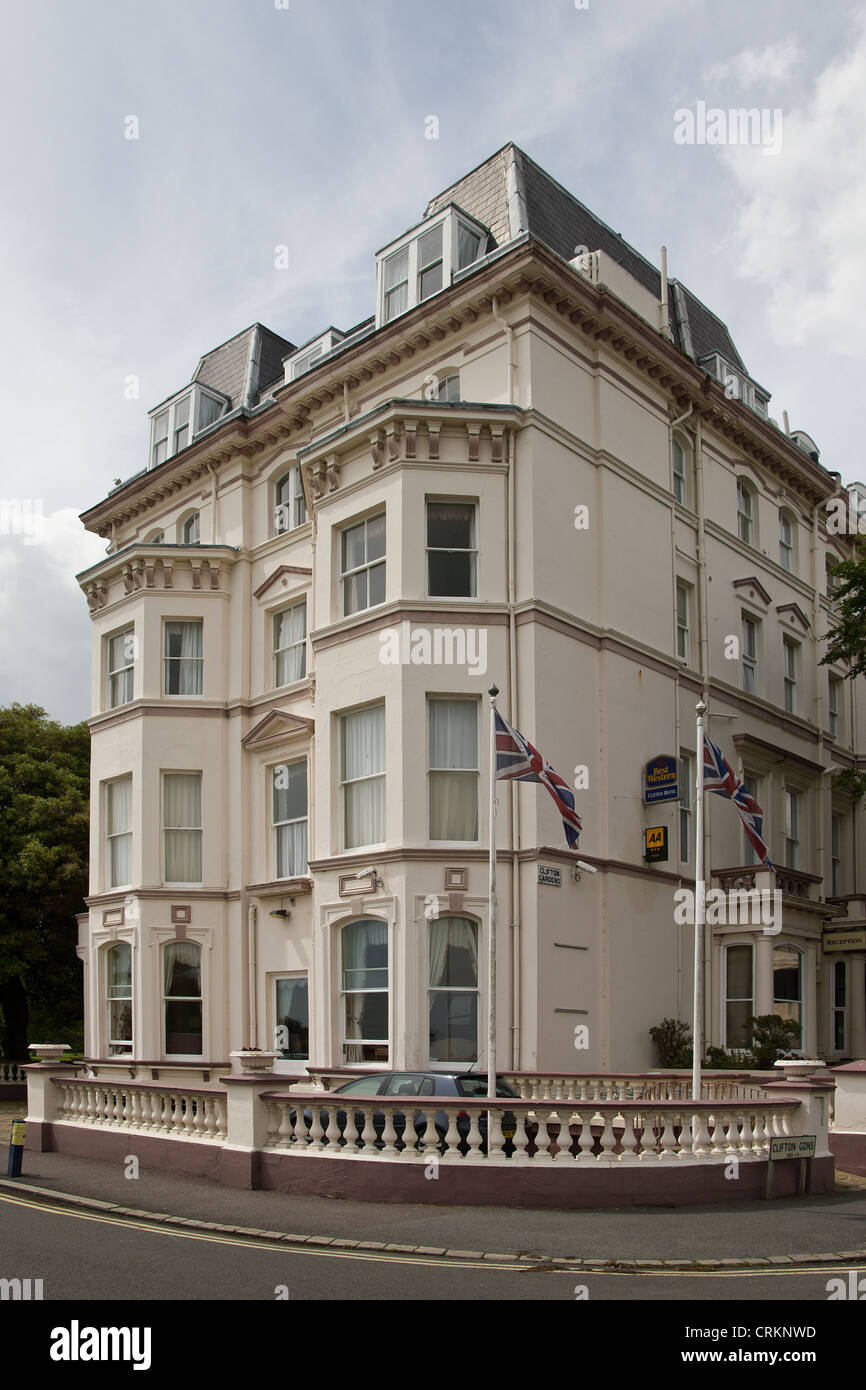 Clifton Hotel Best Western Leas Folkestone UK Stockfoto