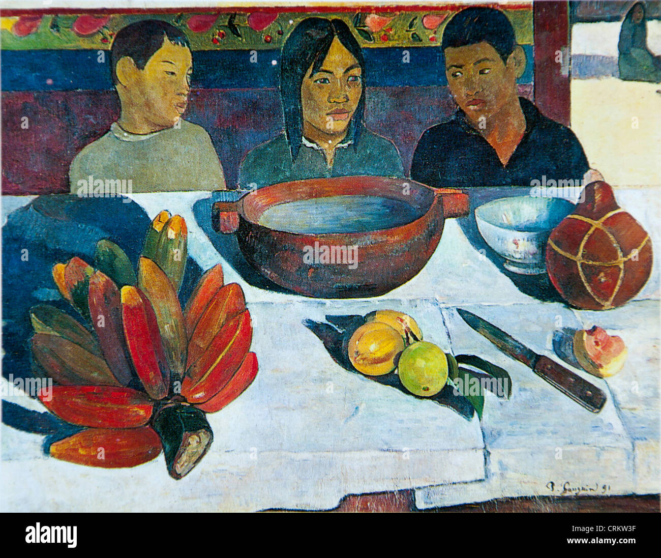 Paul Gauguin – das Essen Stockfoto