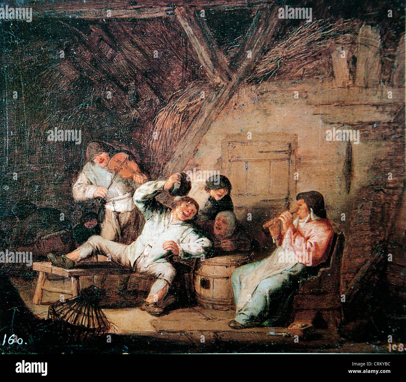 Adriaen van Ostade – die rustikale Konzert Stockfoto