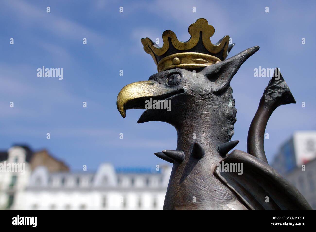 Die Griffin-Skulptur, Malmö, Schweden Stockfoto