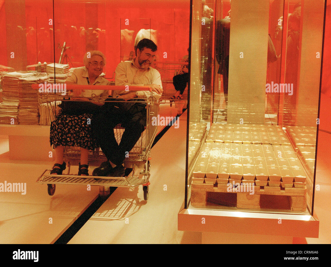 Die Schweizer Wirtschaft ist eine andere Betrachtungsweise Stockfoto