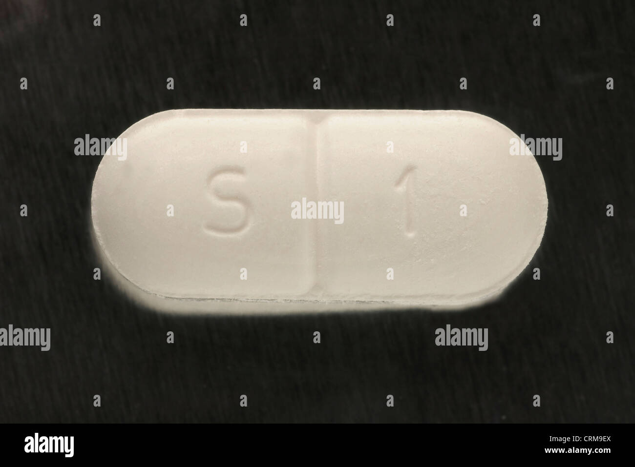 Paracetamol-Tablette zur Schmerzlinderung Stockfoto