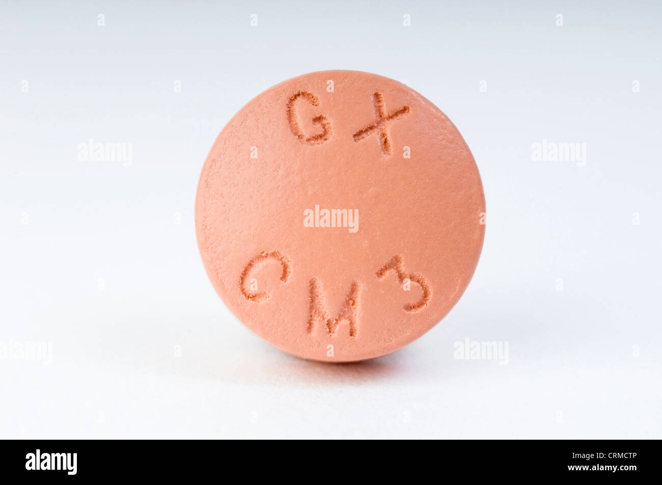 Cm3 Gewicht Pille Stockfoto