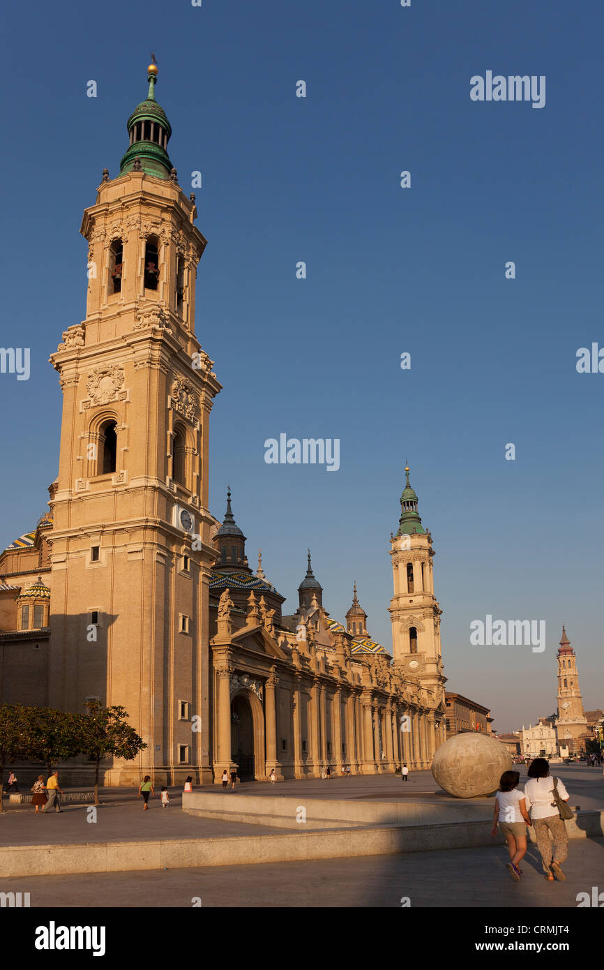 El Pilar, Zaragoza, Spanien Stockfoto