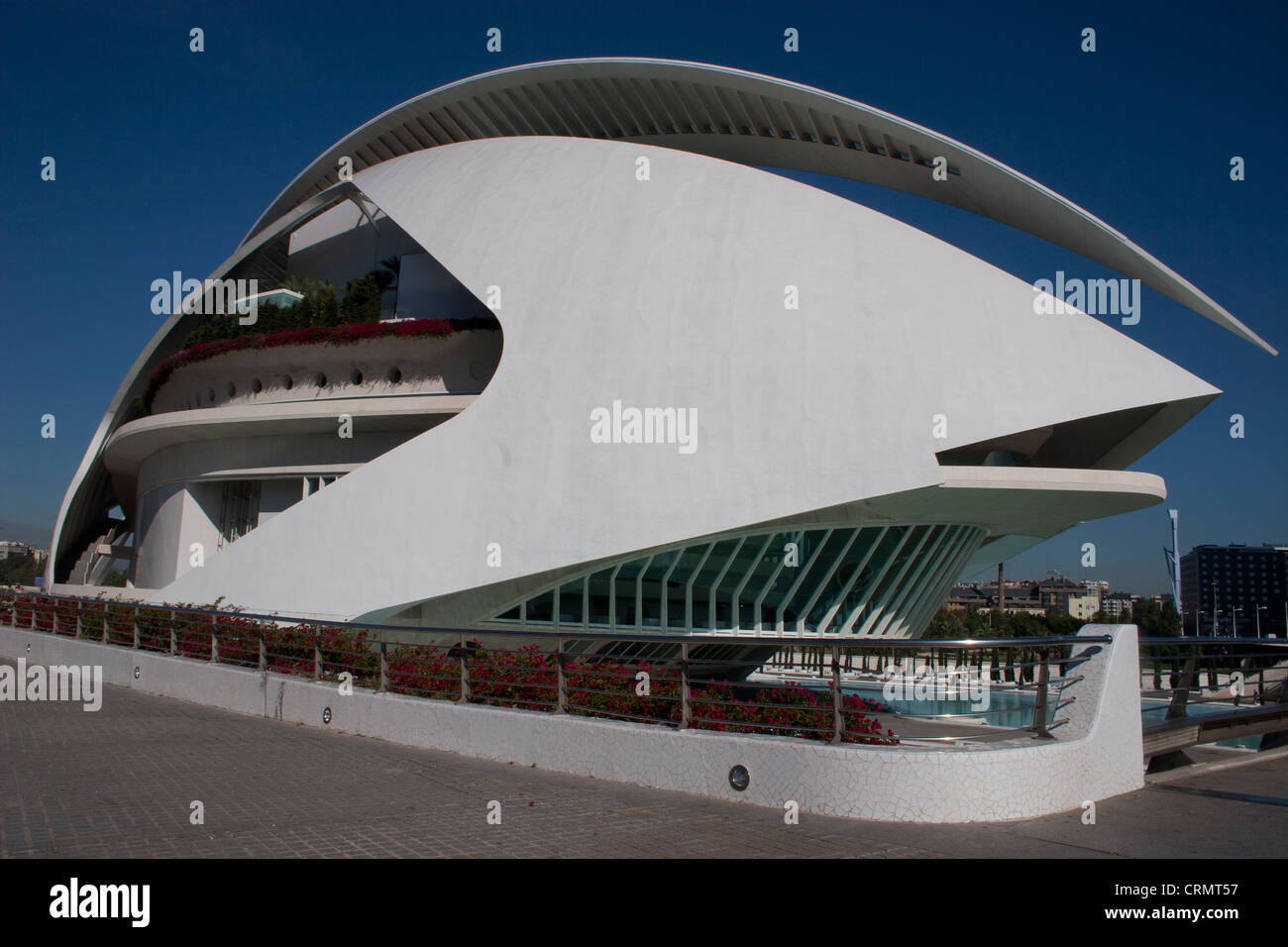 La Opera-The Opera House, Stadt der Künste & Wissenschaften, Valencia, Spanien Stockfoto