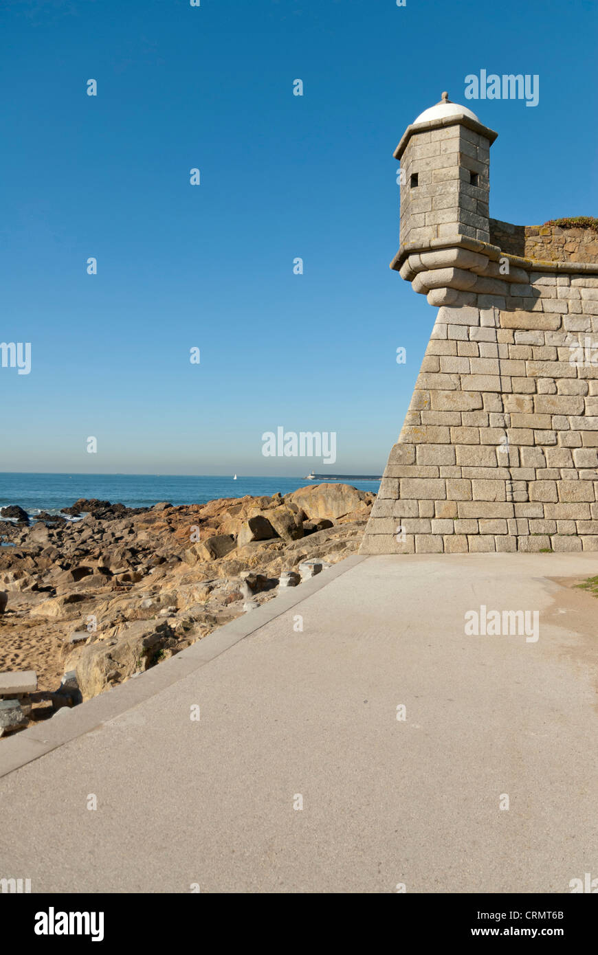 Castelo Queijo - Porto, Portugal Stockfoto