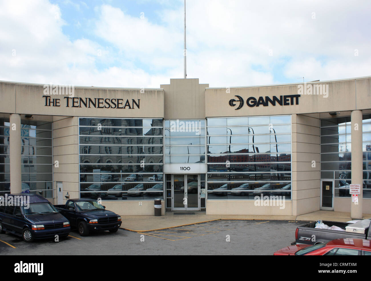 Büro des The Tennessean Zeitung in Nashville, Tennessee Stockfoto