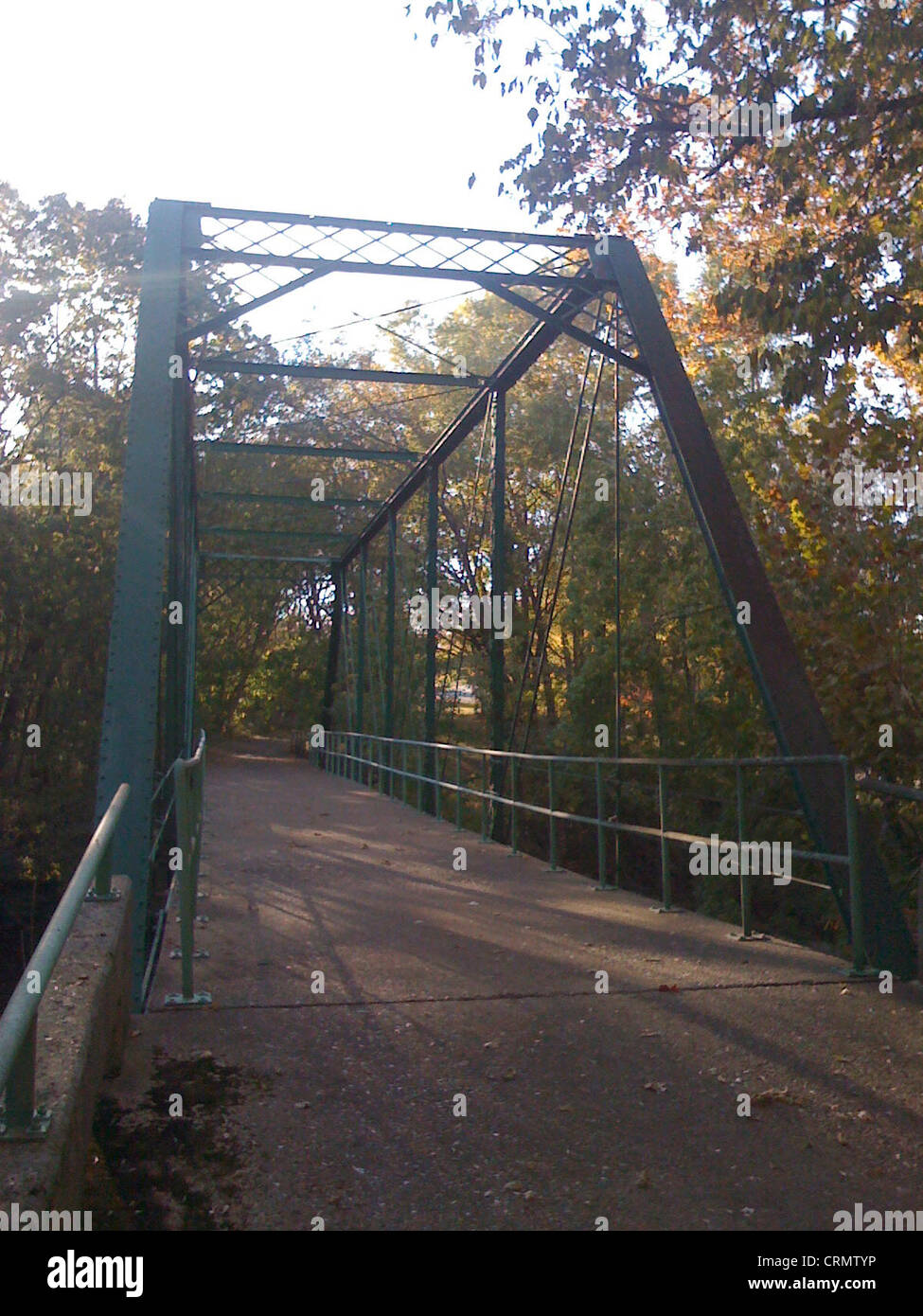 Ein Pratt Fachwerkbrücke bei Port Royal Staatspark, Tennessee Stockfoto