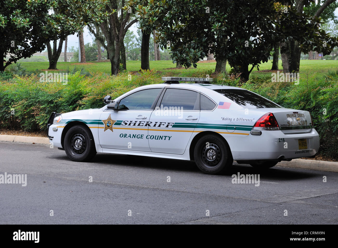 Orange County Sheriff Polizeiauto Stockfoto