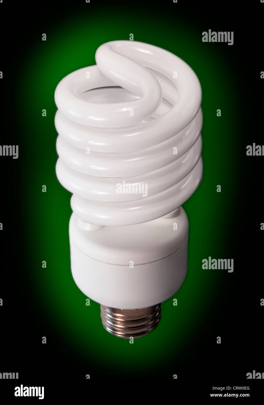 Kompakt-Leuchtstofflampe Stockfoto