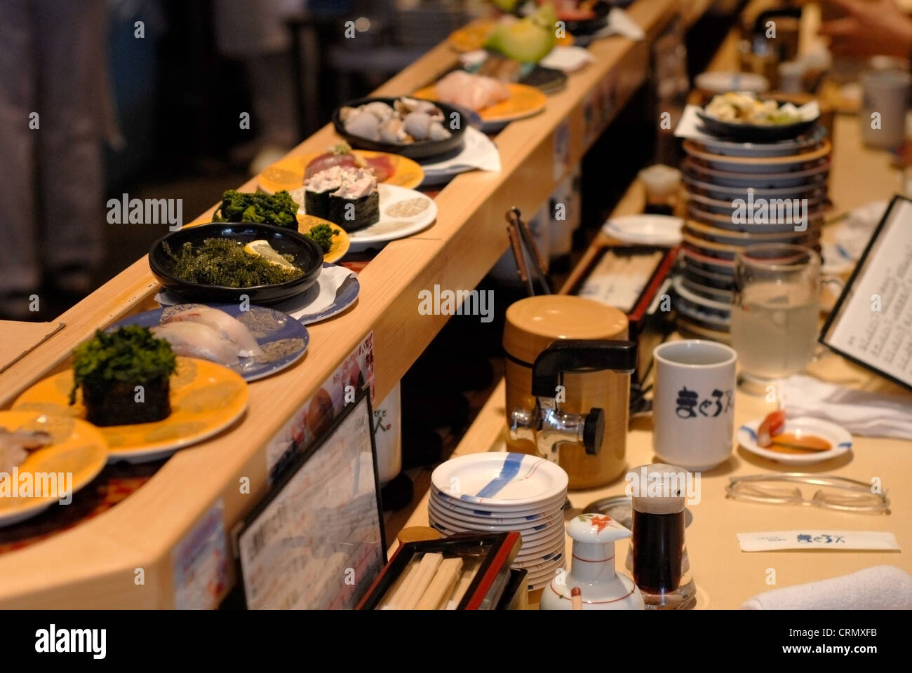 Sushi-Restaurant in Tokio Stockfoto