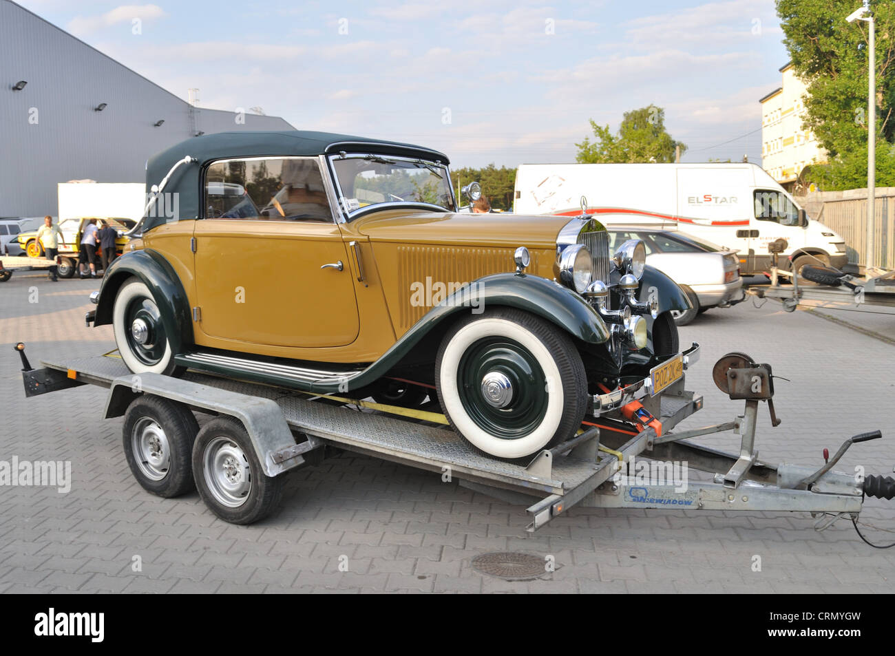 Oldtimer Cabrio - Mercedes Benz Stockfoto