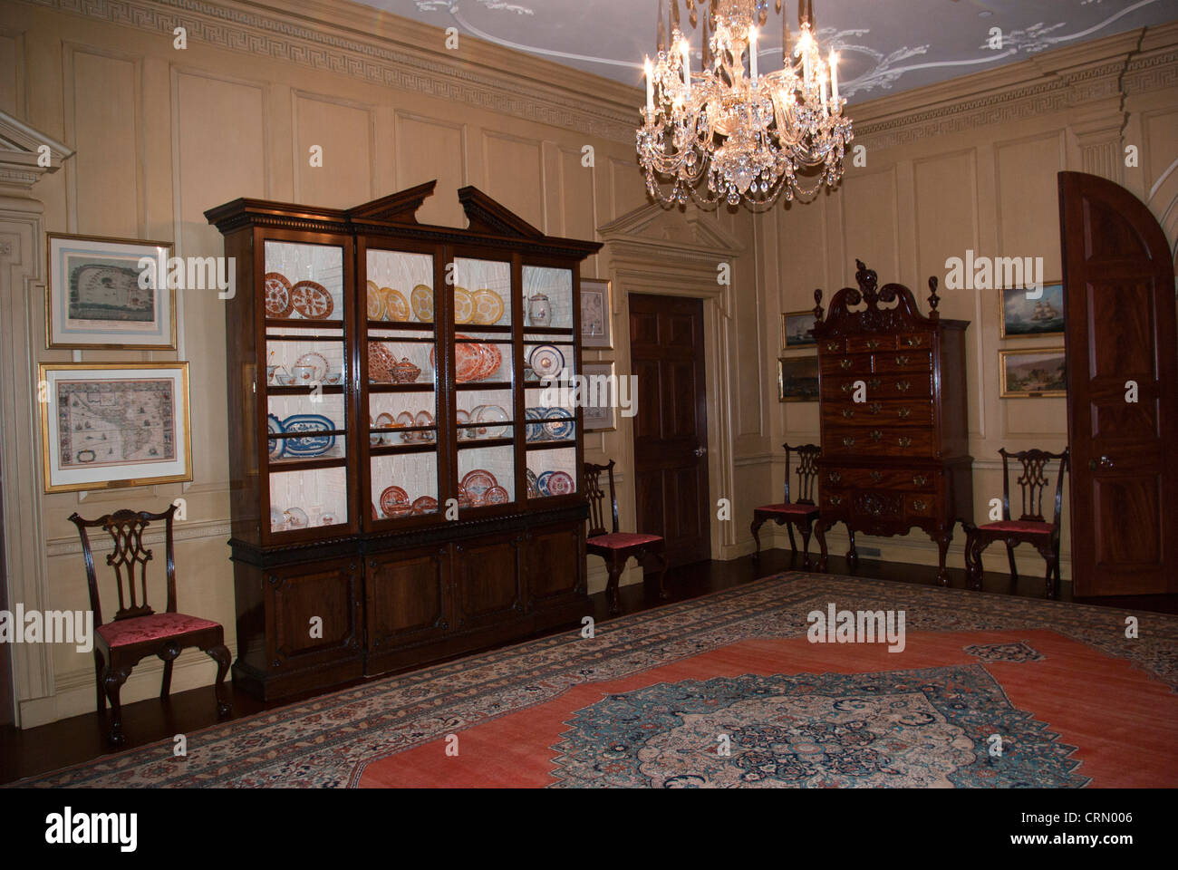 Außenministerium, diplomatischen Empfangsräume, Eingangshalle Stockfoto