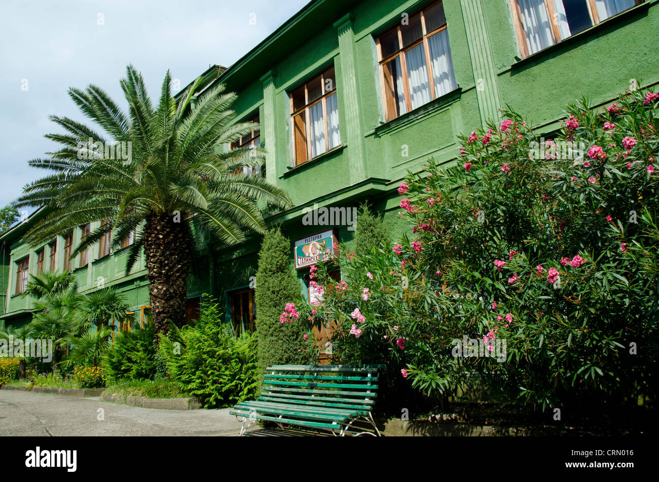 Russland, Sotschi. Stalins Villa und Sommer home (aka Stalins Datscha oder Sanatorium Green Grove). Stockfoto