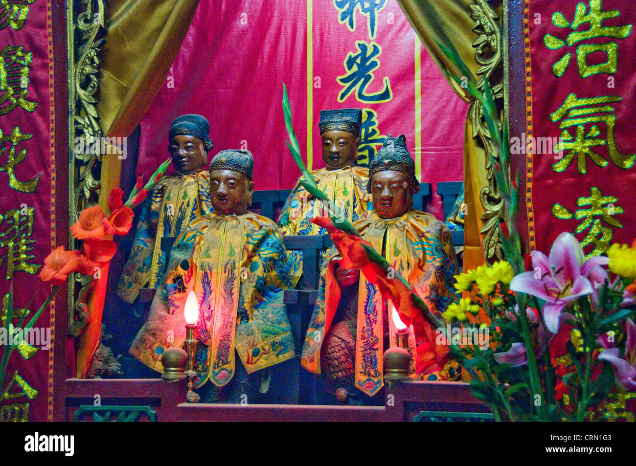 Buddhistische verändern und Schrein in Tempel in Hong Kong China Stockfoto