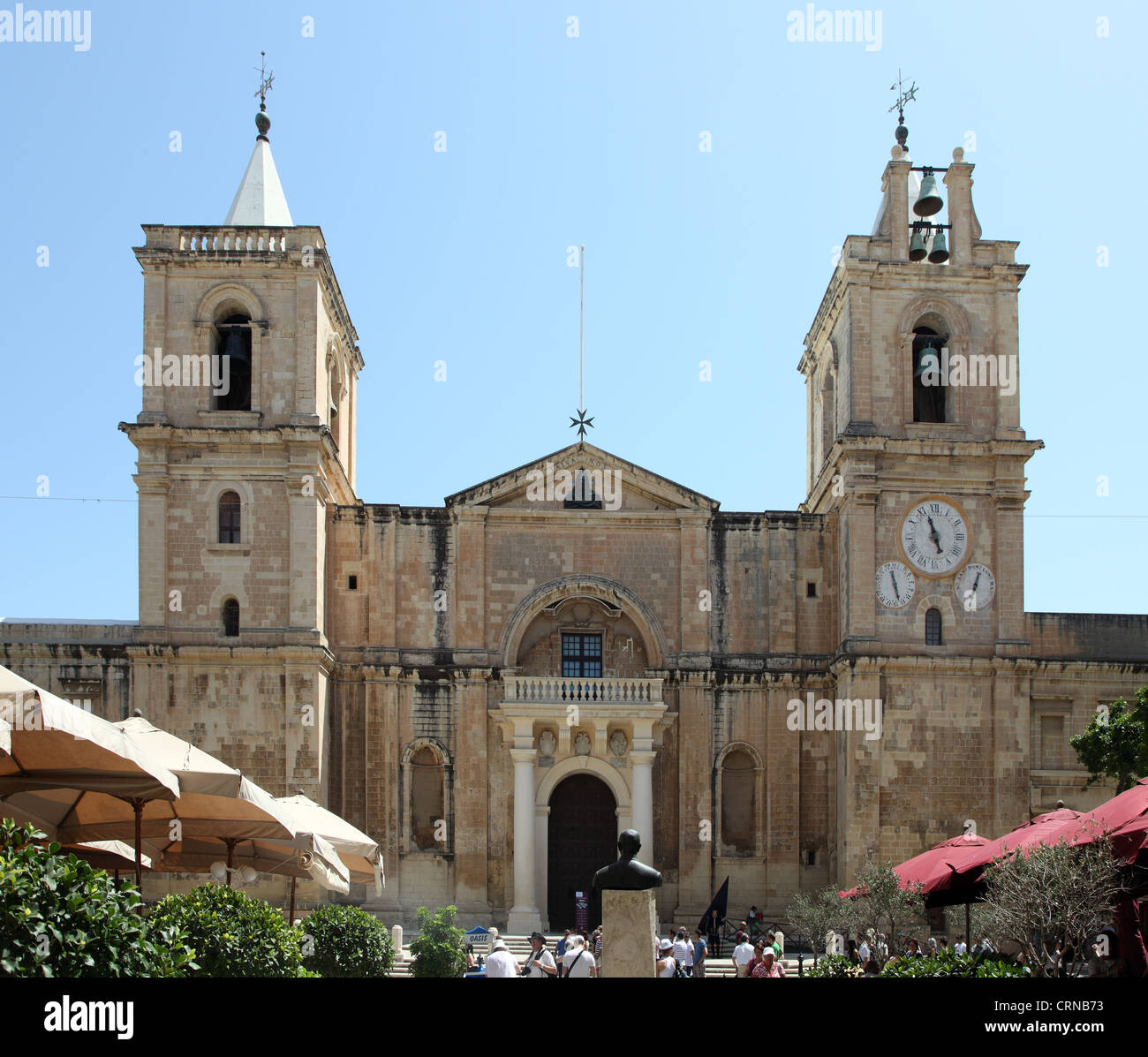 Str. Johns Kathedrale, gebaut im Jahre 1573 durch die Ritter von Malta, Valletta, Malta Stockfoto