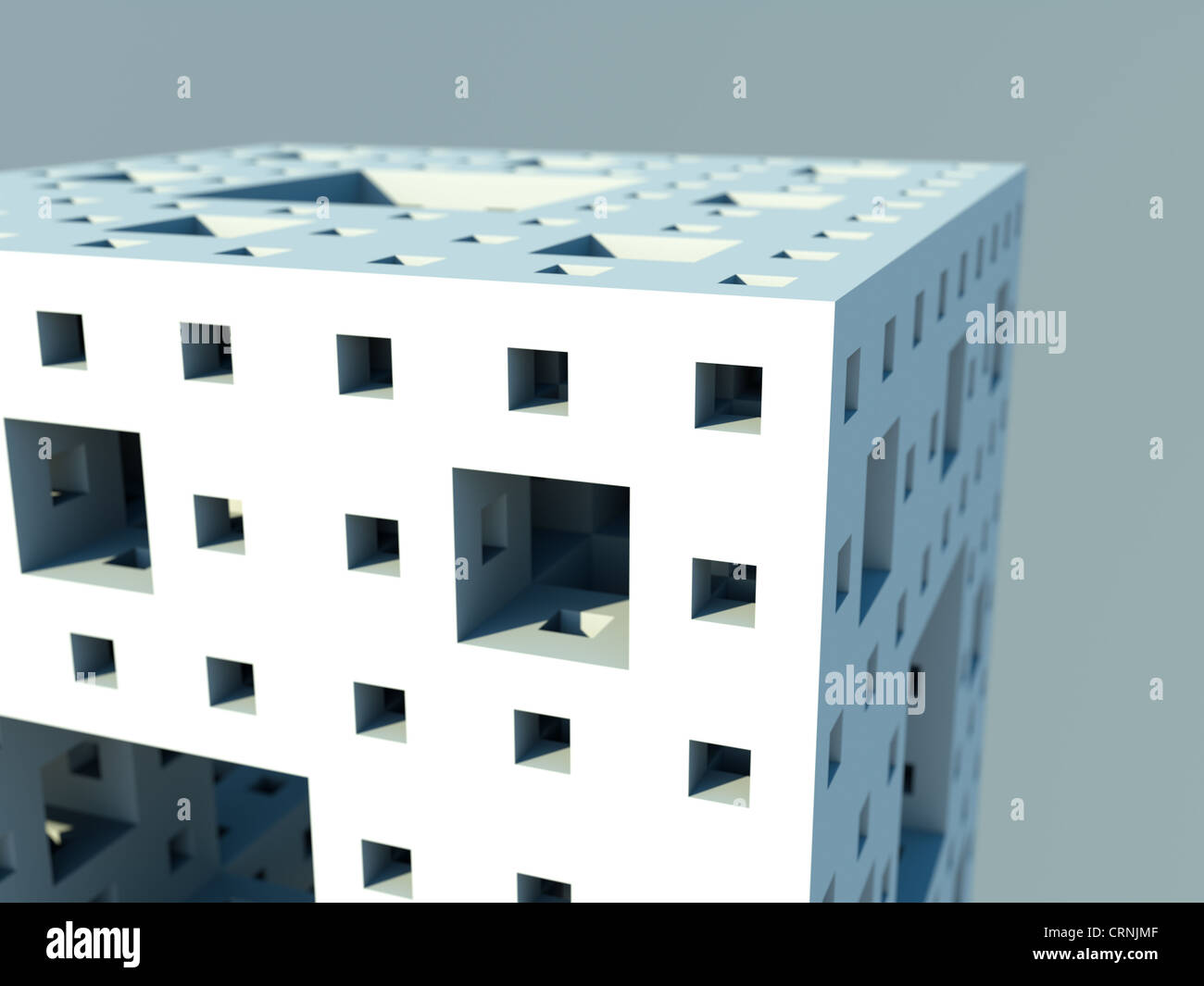 Menger Cube Stockfoto