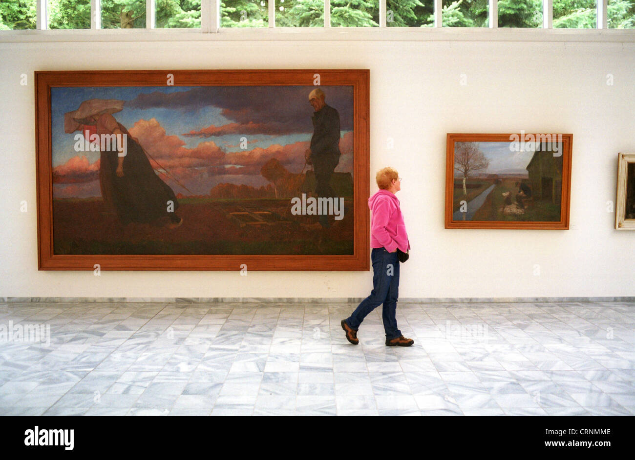 Museum am Modersohn-Haus in Worpswede Stockfoto