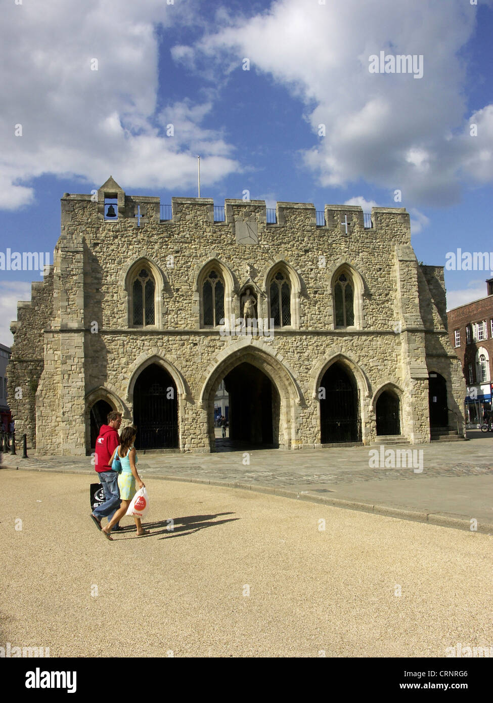 Die Bargate in Southampton, ein Denkmalschutz ich Gebäude und dem ...