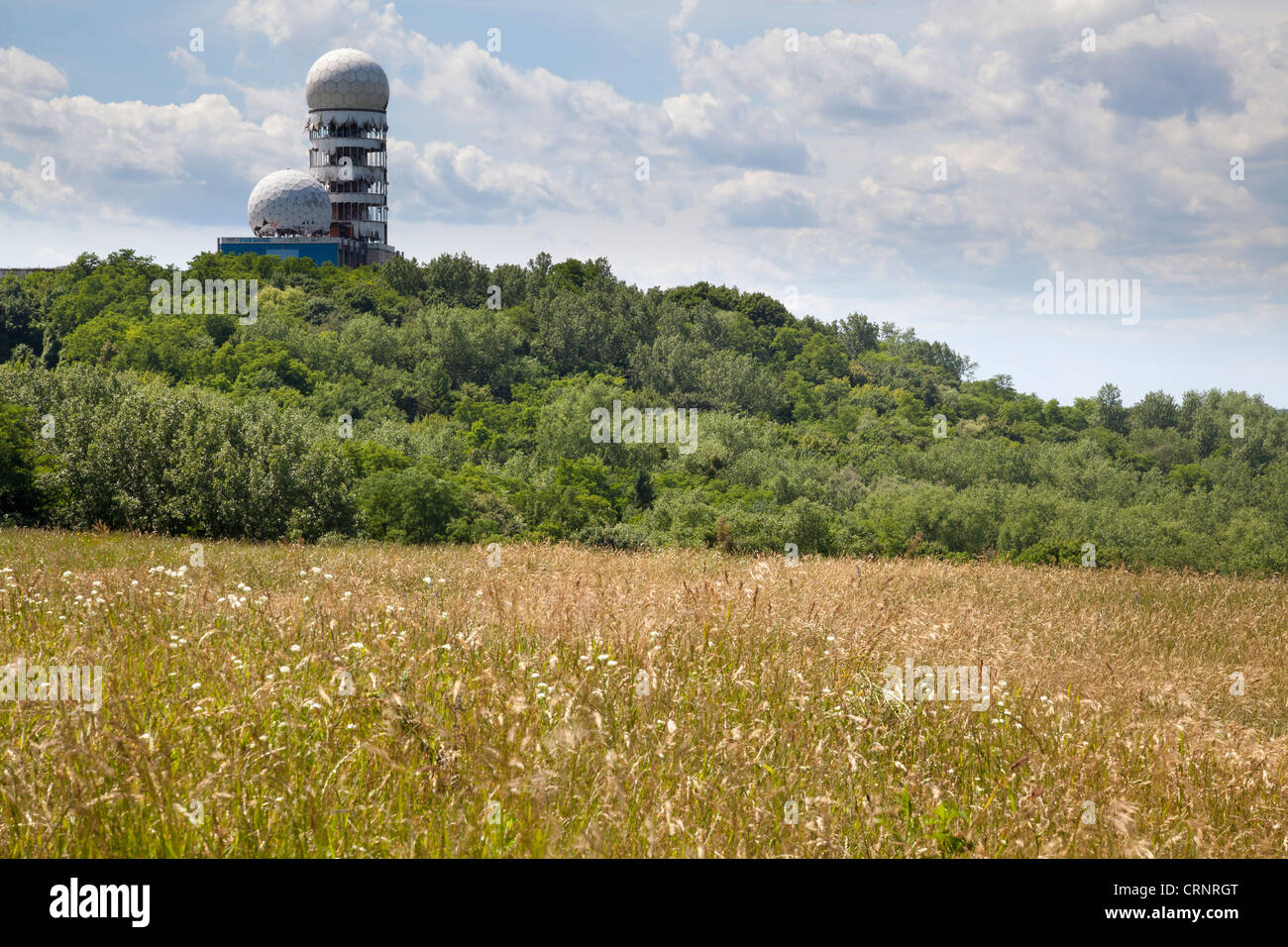 Blick vom Teufelsberg NSA Post, Berlin, Deutschland Stockfoto