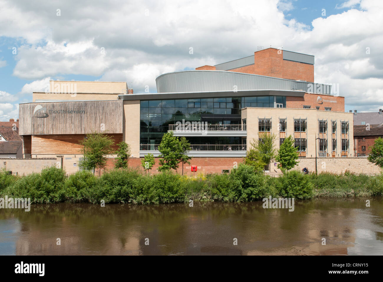 Shrewsbury Theatre Severn Stockfoto