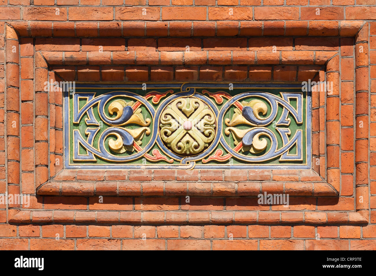 Detail der Fassade Dreikönigskirche St. Petersburg, Russland Stockfoto