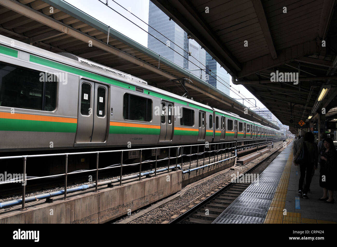 Yamamote Bahnhof Tokio Japan Stockfoto