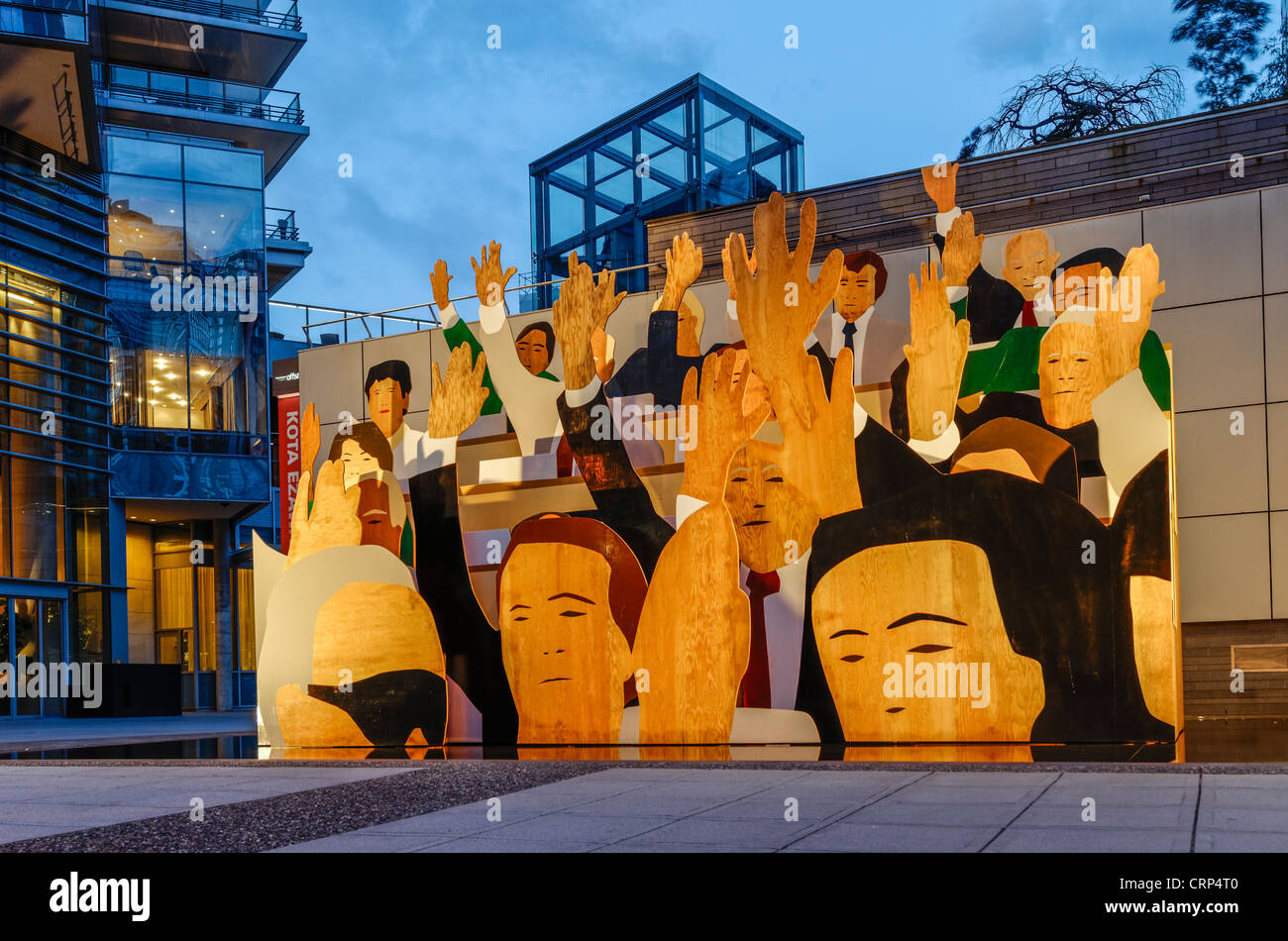 Die Vancouver Art Gallery Offsite Ausstellung Raum Downtown Vancouver Stockfoto
