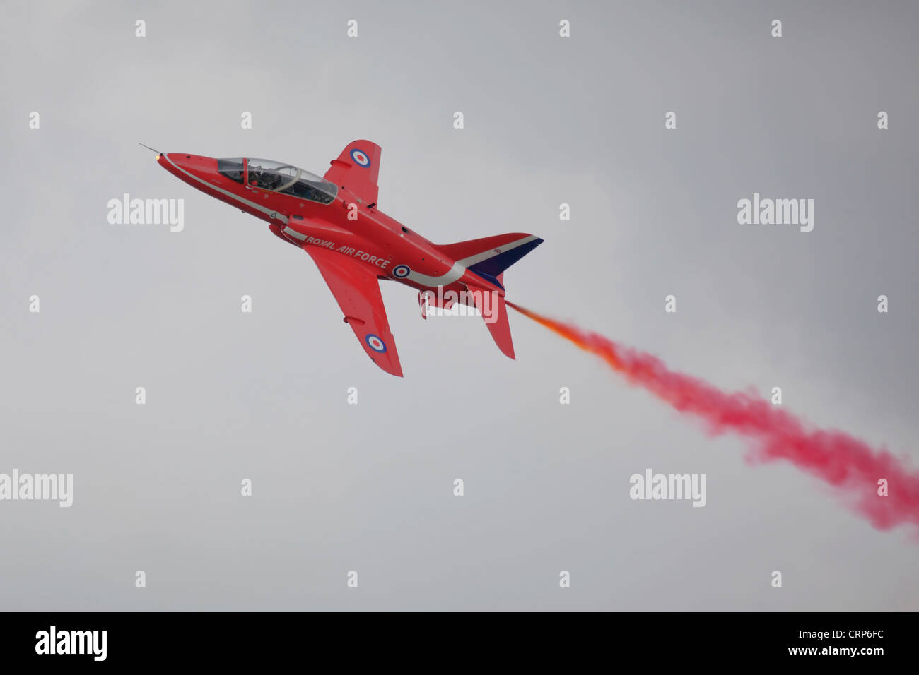 Red Arrows anzeigen Team an RNAS Yeovilton Airday 2011 Stockfoto