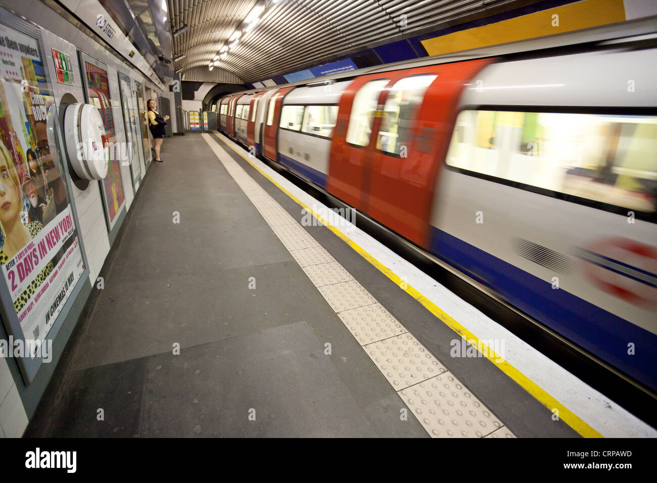 London underground-Plattform, Old Street Station, London, England, UK Stockfoto