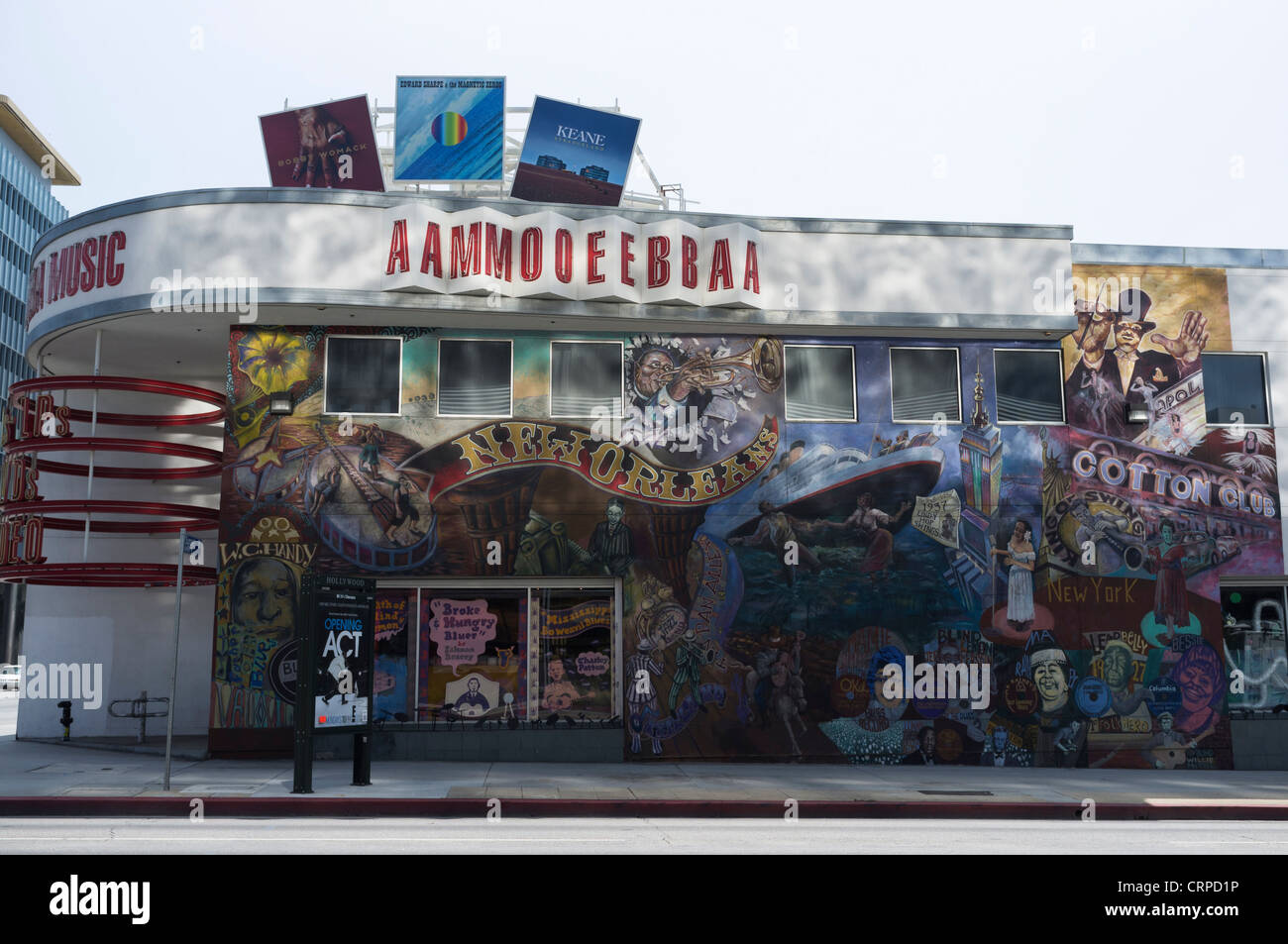 Amöbe Aufzeichnungen über Hollywood Stockfoto