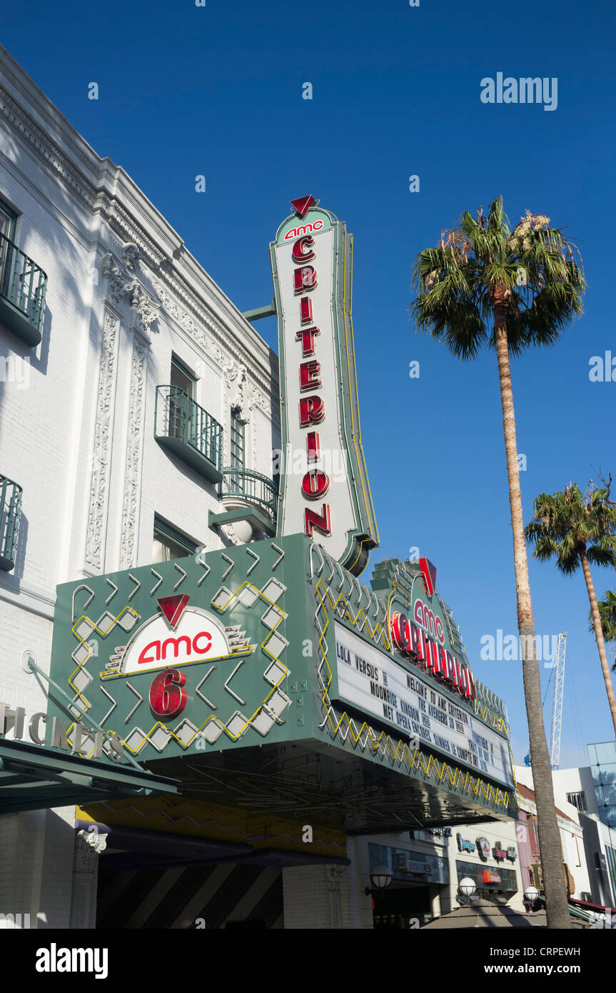 Das Kriterium Kino (Theater) in Santa Monica Stockfoto