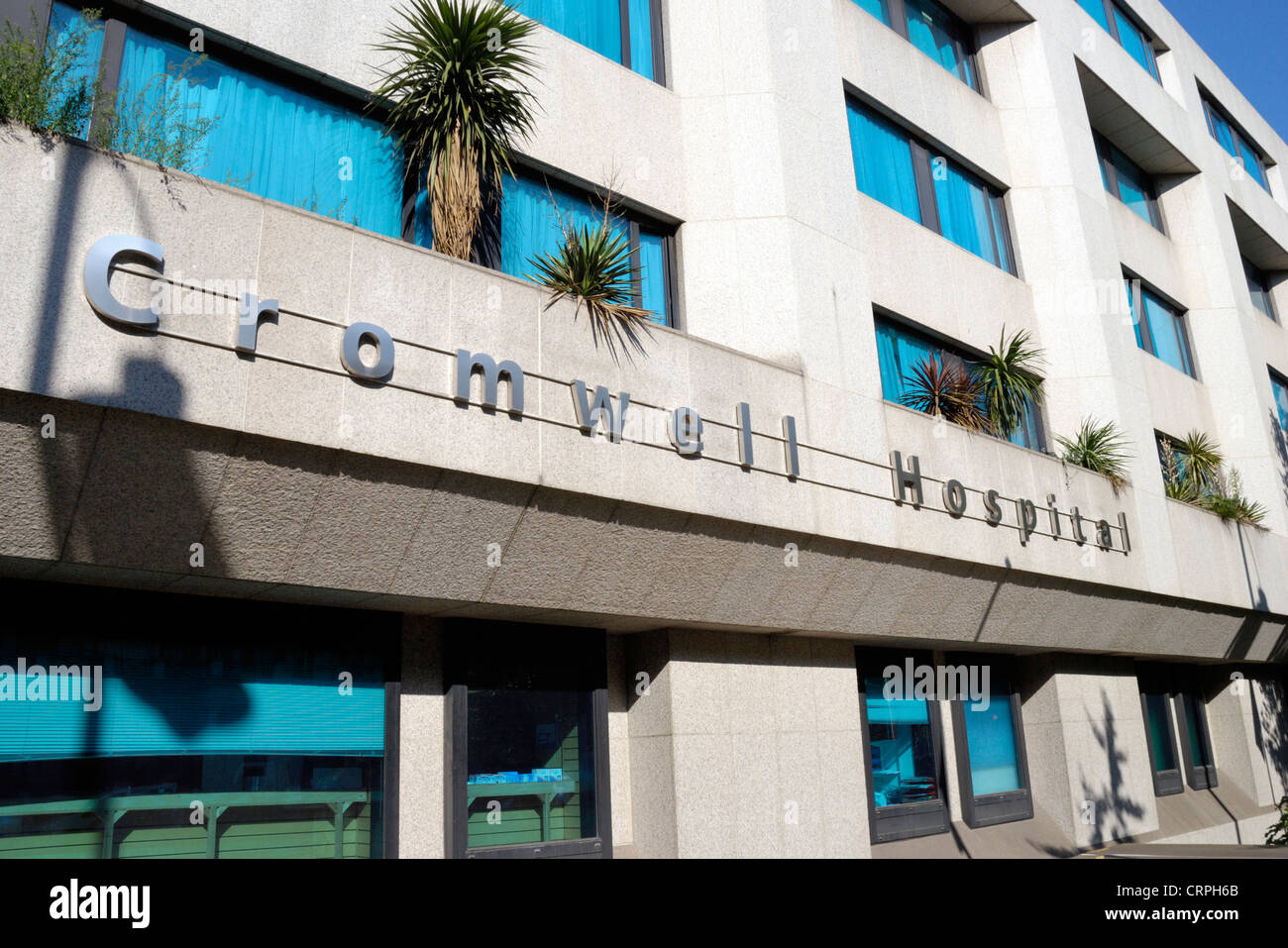 BUPA Cromwell Hospital, eine international renommierte Privatklinik in Cromwell Road. Stockfoto