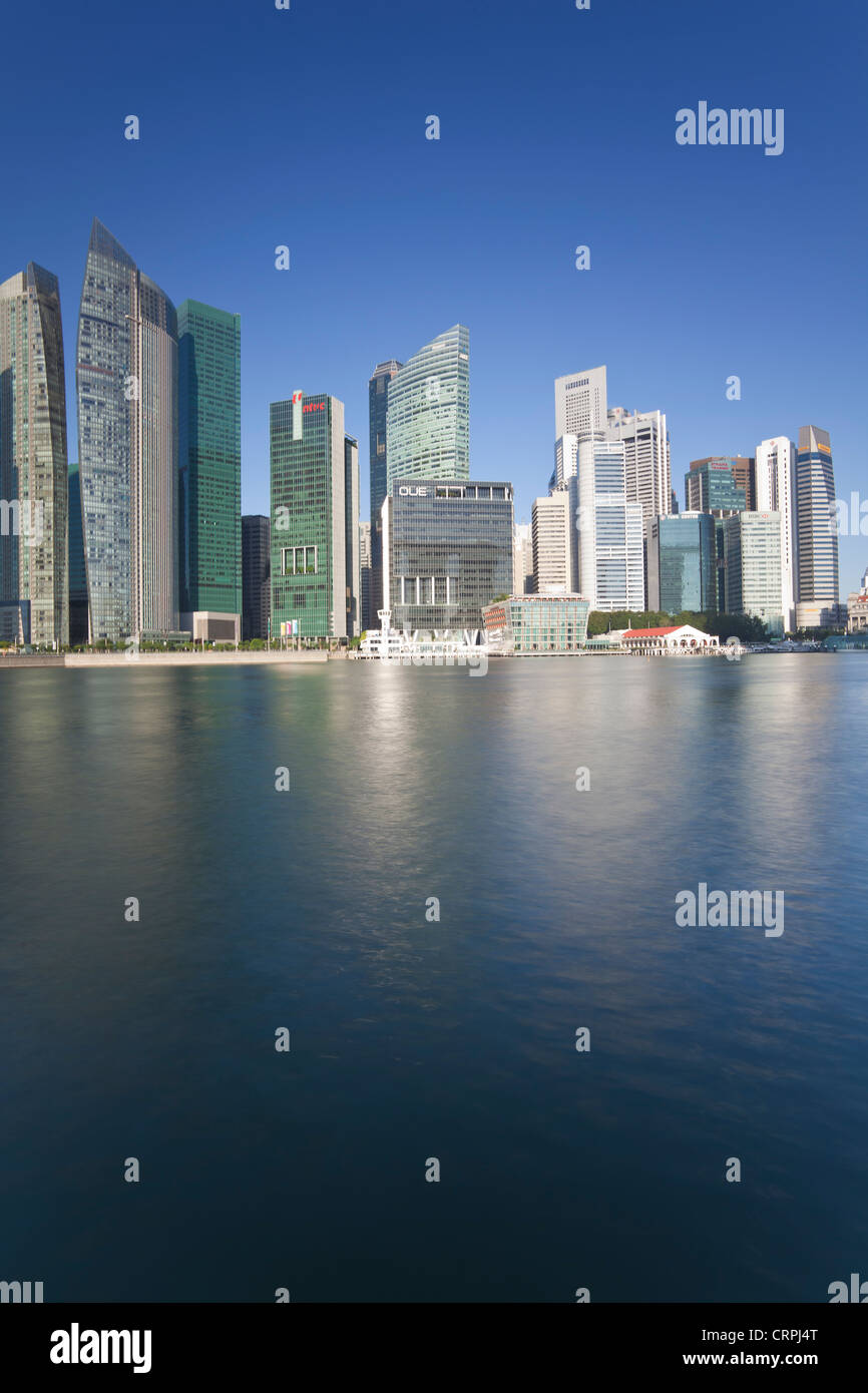 Süd-Ost-Asien, Singapur, Finanzplatz und Marina Bay Stockfoto