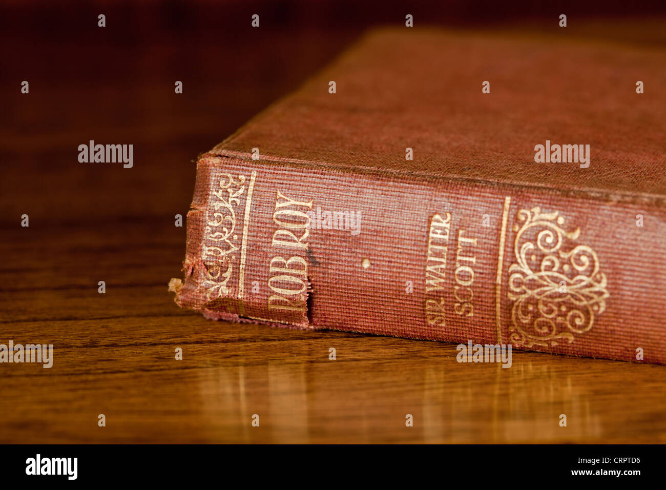 Nahaufnahme der Buch Rob Roy von Sir Walter Scott Stockfoto