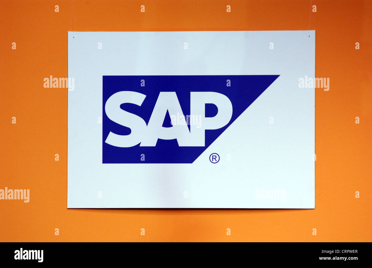 SAP AG Logo Stockfoto