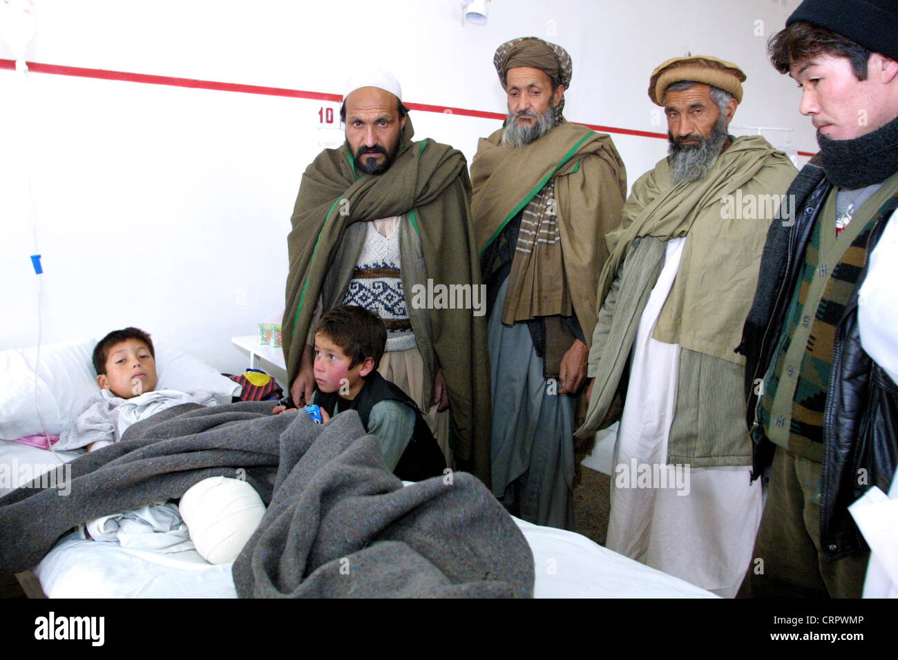Krieg Opfer Krankenhaus, Kabul. Stockfoto