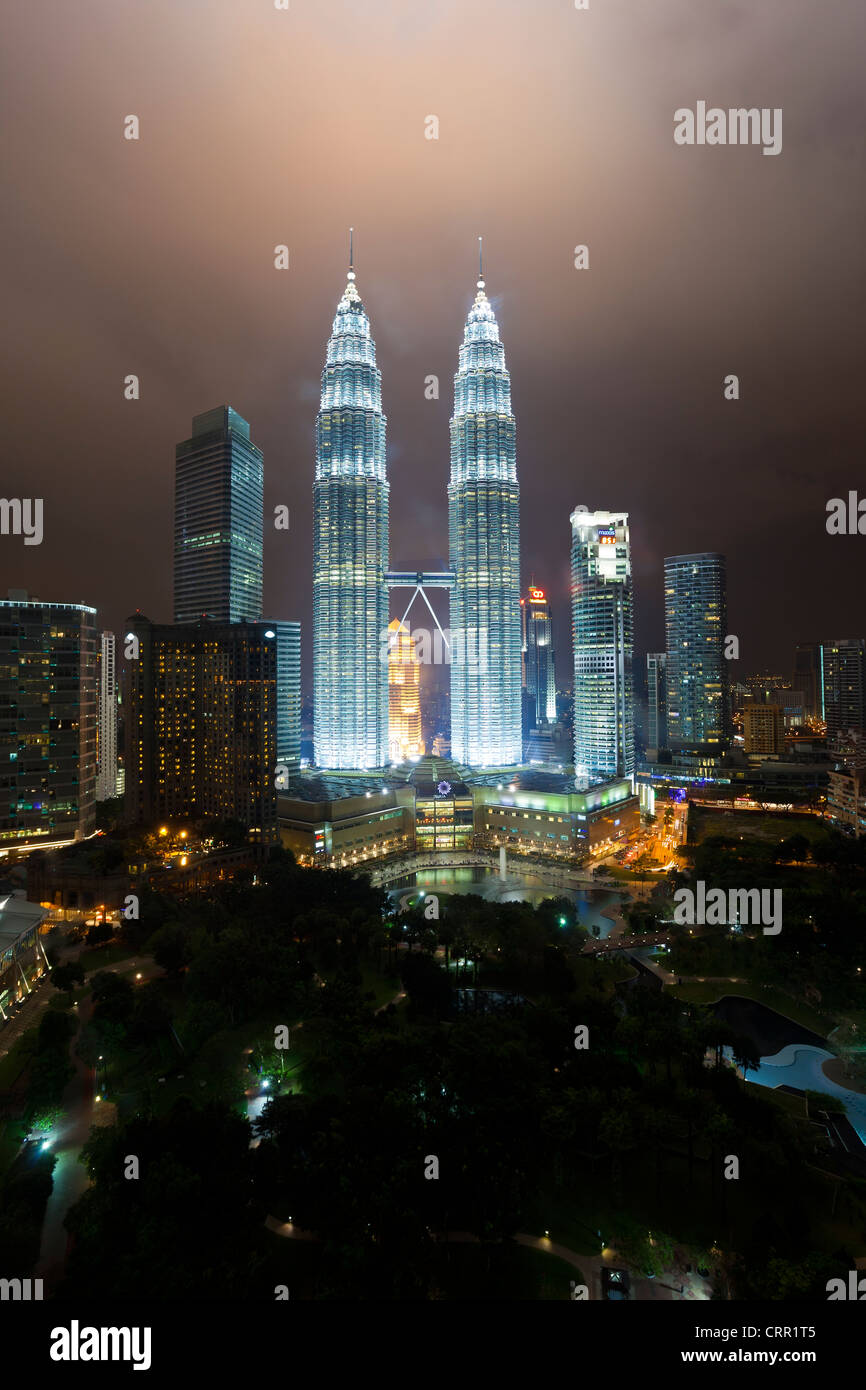 Malaysia, Selangor State, Kuala Lumpur, KLCC, Kuala Lumpur City Centre Stadtentwicklung Stockfoto