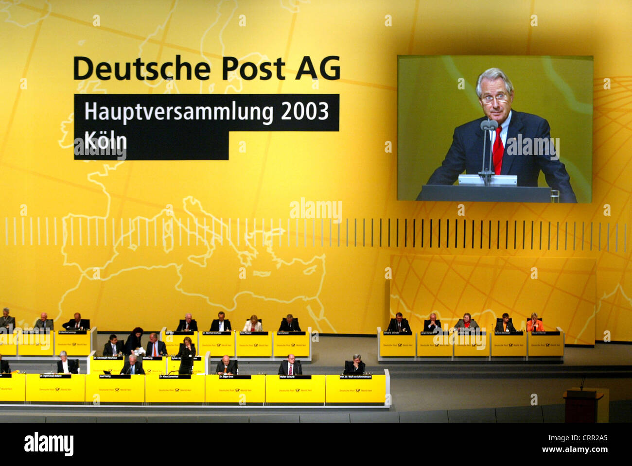 Dr. Klaus Zumwinkel, Vorstandsvorsitzender der Deutschen Post AG Stockfoto