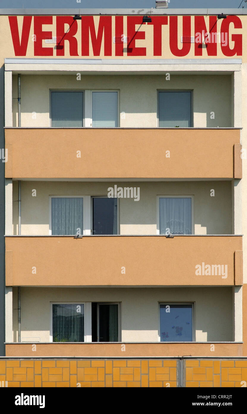 Vermietung Von Wohnungen In Berlin Karow Stockfotografie Alamy