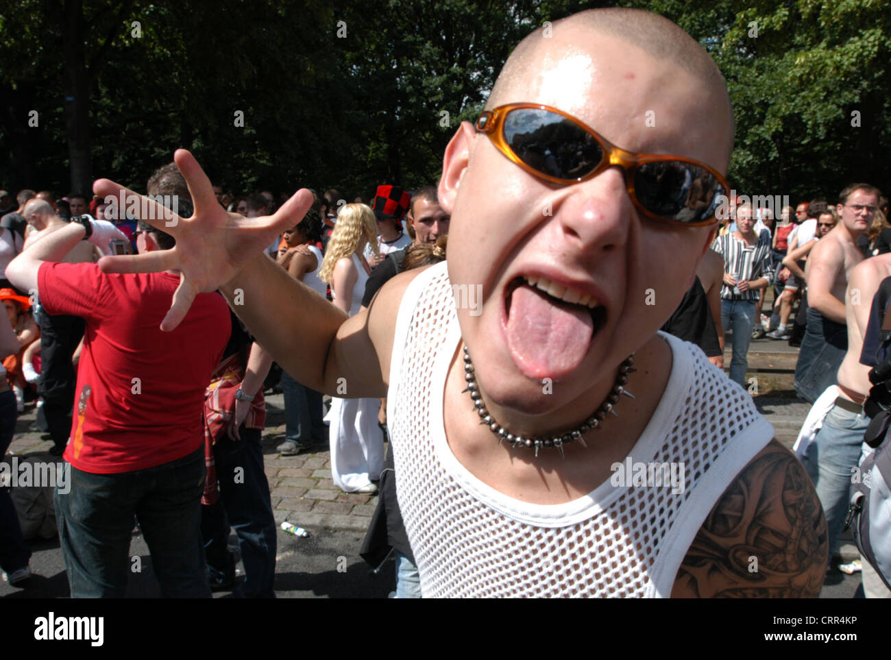 Berliner Loveparade 2003 Stockfoto