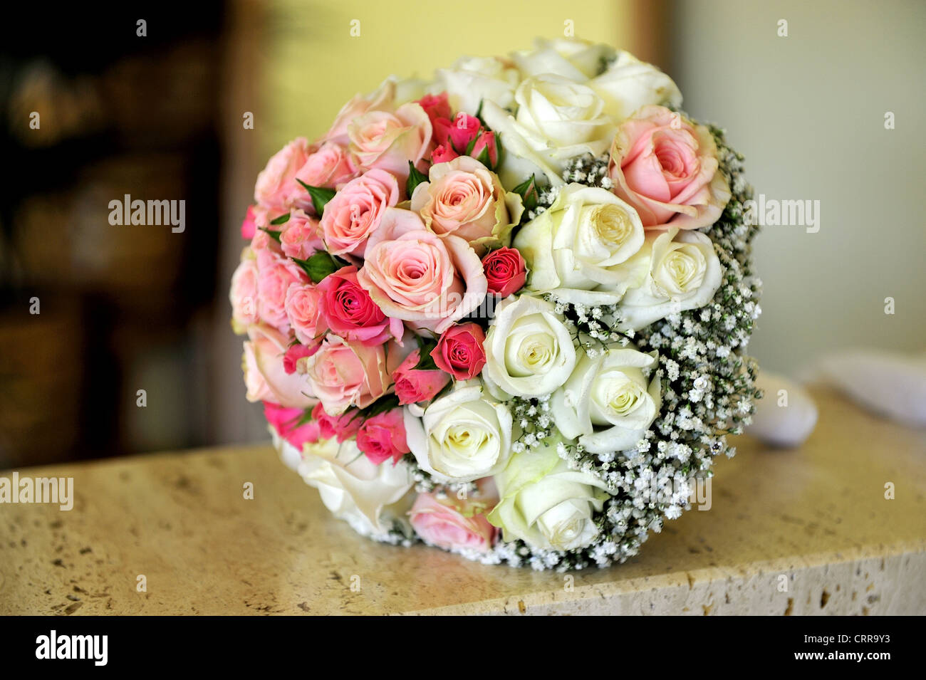 Schönheit, Blumenstrauß, Braut, Feier, Blumen, rosen, Hochzeit, Flower Power, Feier, frischer Strauß, Stockfoto