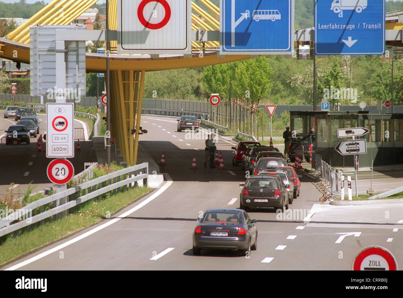 Deutsch-Schweizer Grenze in Konstanz Stockfotografie - Alamy