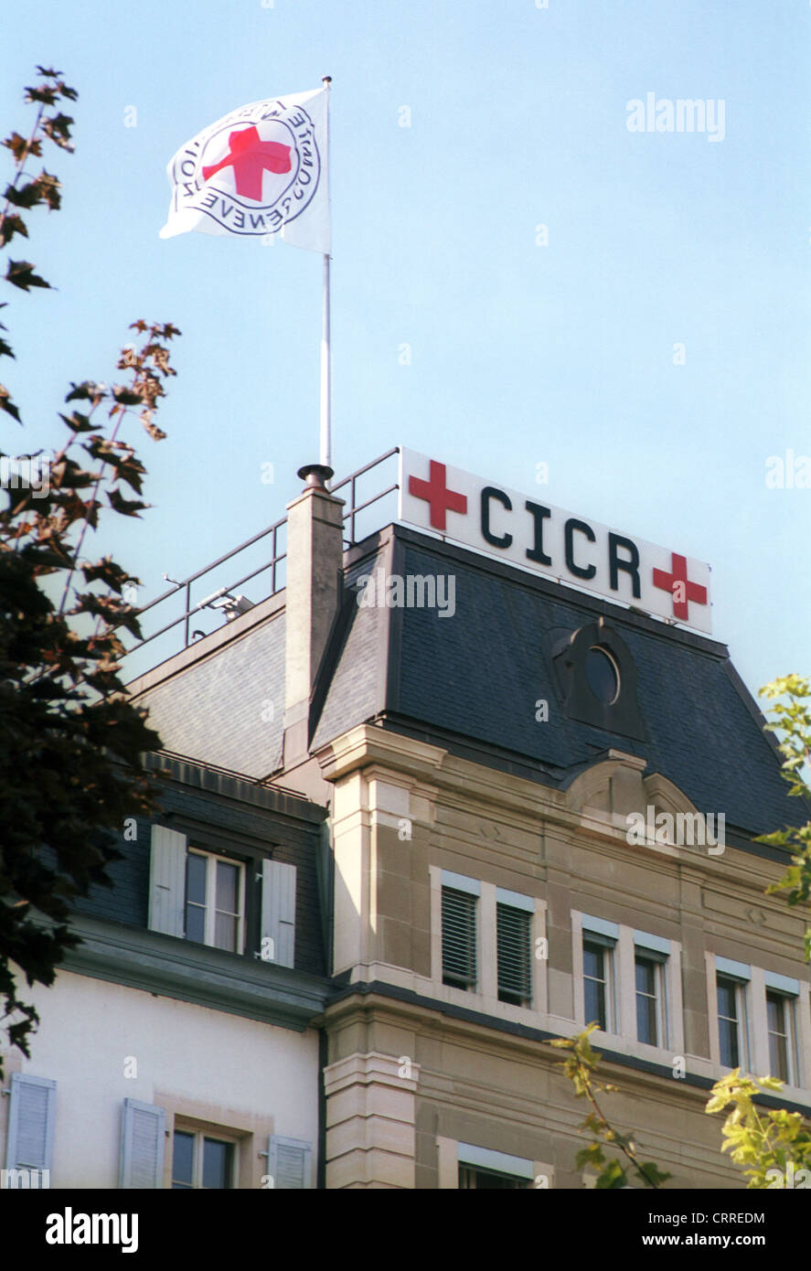 Internationales Komitee vom Roten Kreuz (IKRK), Genf Stockfoto