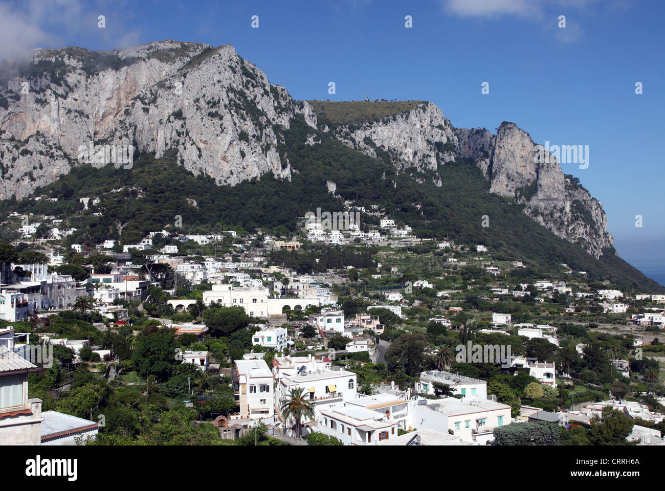 Capri, Berglandschaft, Italien Stockfoto