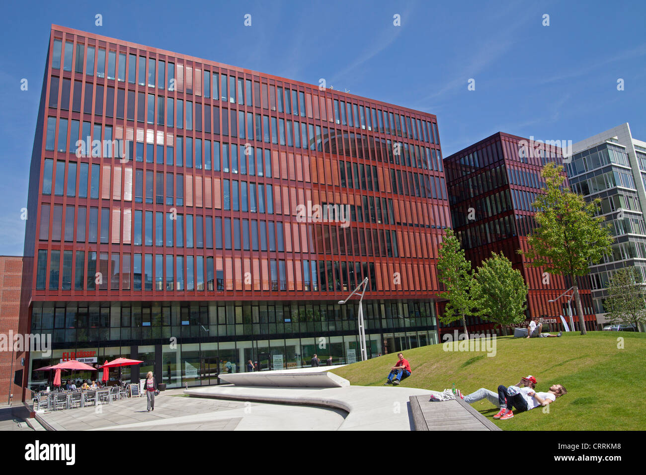 Sandtorpark, HafenCity, Hamburg, Deutschland Stockfoto